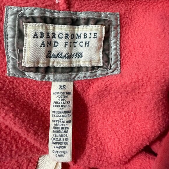 Abercrombie & Fitch Jogger Women's XS Y2K 90's Logo Drawstring Sweatpants Moose - Picture 8 of 12